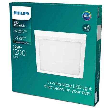 Philips Magneos plafonska lampa sq 12w 27k wh 06 929002661231
