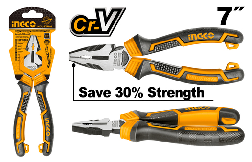 INGCO Ojačana kombinovana klešta 200mm INDUSTRIAL HHCP28200