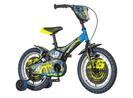 Bicikl visitor turbo 16" žuto plavi
