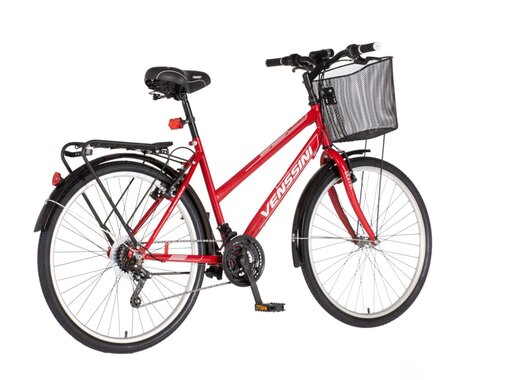 Bicikl Venssini Roma 26" crveno beli