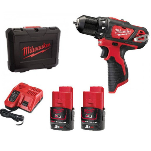 Milwaukee Aku bušilica M12BDD-202C 4933441915