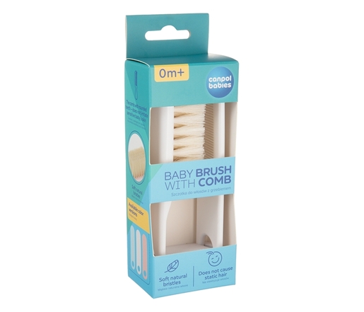 Canpol Babies češtalj i četka Soft (0M+) - White 2/424