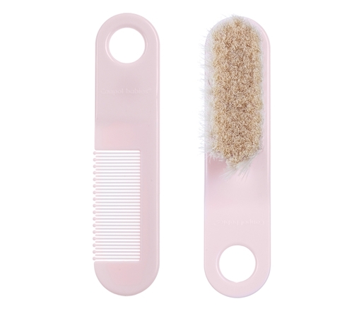 Canpol Babies češtalj i četka Soft (0M+) - Pink 2/424