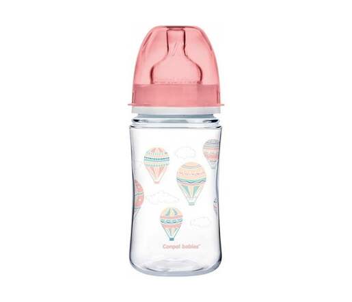 Canpol Babies Flasica 240Ml široki vrat, Pp - Easy Start- Clouds 35/225