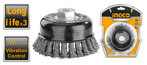 INGCO Četka žičana 75mm WB20755