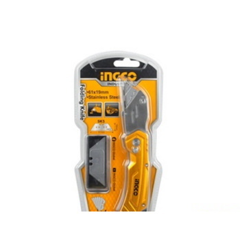 INGCO Alu trapezni skalpel 61x19 žuti SS HUK6236