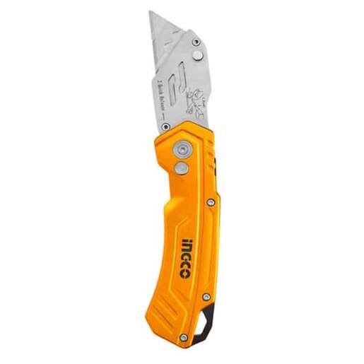 INGCO Alu trapezni nož 61X19 žuti INDUSTRIAL HUK6288