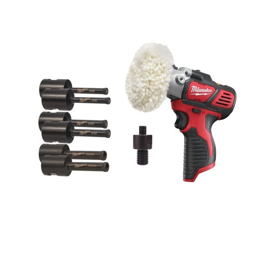 Milwaukee komplet za dijamantno bušenje + M12 BPS set 8 kom 4932478547