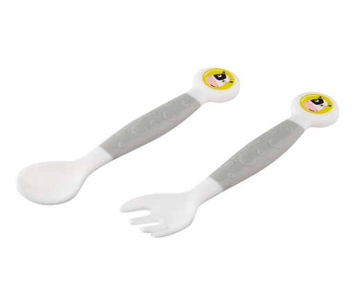 Canpol Babies Set kašika I Viljuska 56/580 - Siva