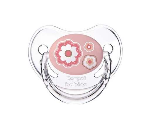 Canpol Babies Orthodontic Silikonska Varalica 6-18M 22/566 "Newborn Baby" 1Kom - Flowers