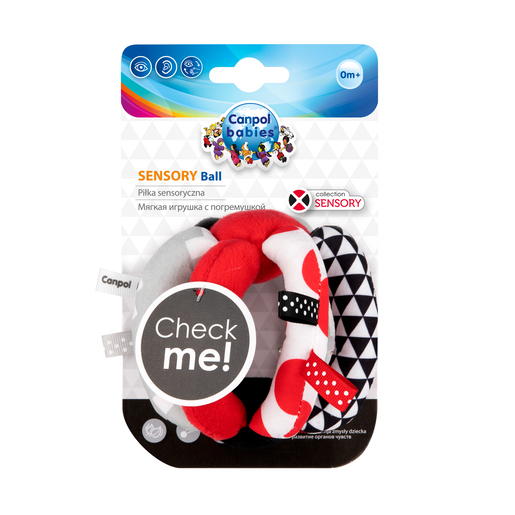 Canpol Babies Plisana Igračka Lopta- Contrast 68/082