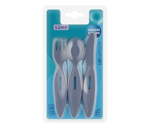 Canpol Babies Pribor Za Hranjenje (12M+) - Blue 31/418