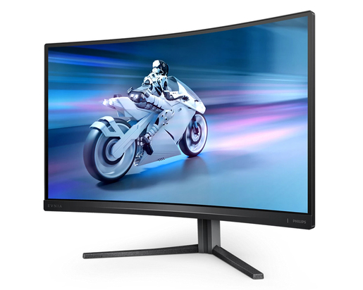 Monitor 27 Philips Evnia 27M2C5500W/00, QHD, VA, 1ms, HDMI, DP, 240Hz, zakrivljeni, gaming