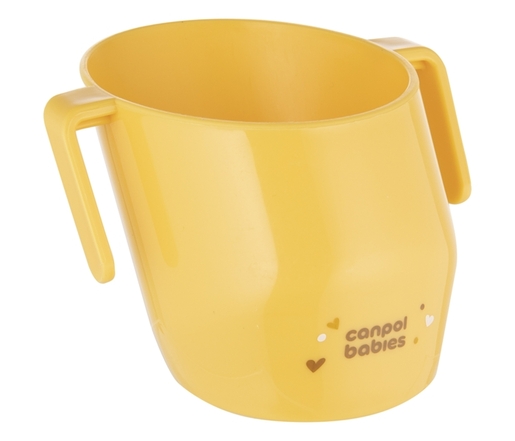 Canpol Babies šolja L (12M+) - Smart Yellow