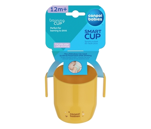 Canpol Babies šolja L (12M+) - Smart Yellow