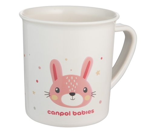 Canpol Babies šolja 12M+ Cute Animals (170Ml) 4/413 - Pink