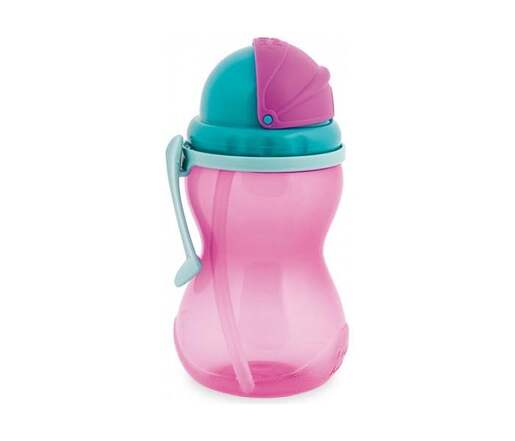Canpol Babies Sportska Šolja Sa Slamkom (370Ml) 56/113 - Pink