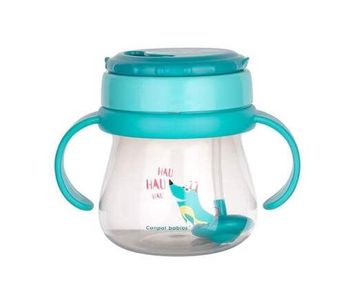 Canpol Babies šolja Sa Slamcicom "Dog" - 250Ml