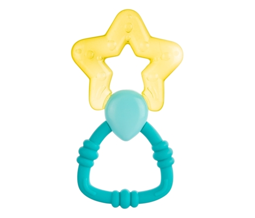 Canpol Babies Vodena glodalica sa zvečkom 56/152 Magic Wand - Yellow