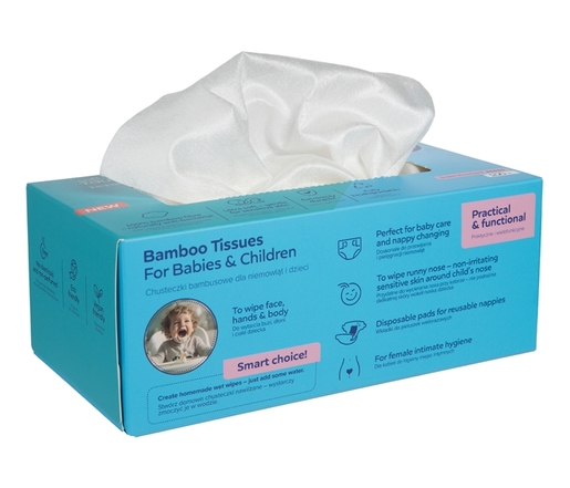 Canpol Babies Vlazne maramice (1/658) za bebe i decu 100Kom - Bamboo