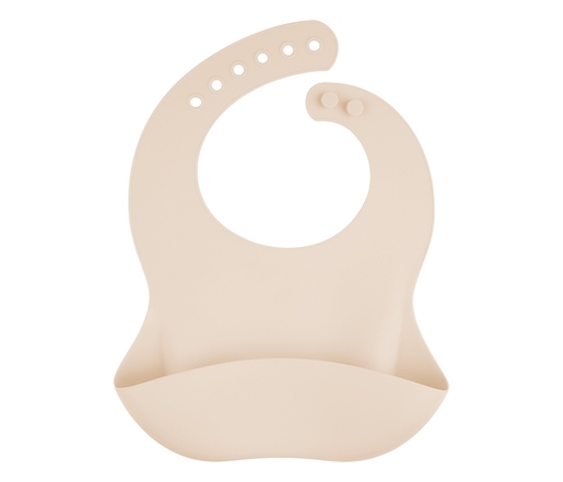 Canpol Babies Silikonska portikla sa džepom 51/030 Cream