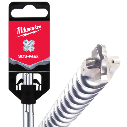 Milwaukee SDS-Max MX4 burgija za beton, 4- rezna, 50 x 450/570 mm 4932430731