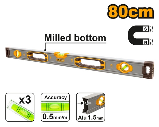 INGCO Libela MAGNETNA 80cm INDUSTRIAL HSL38080M