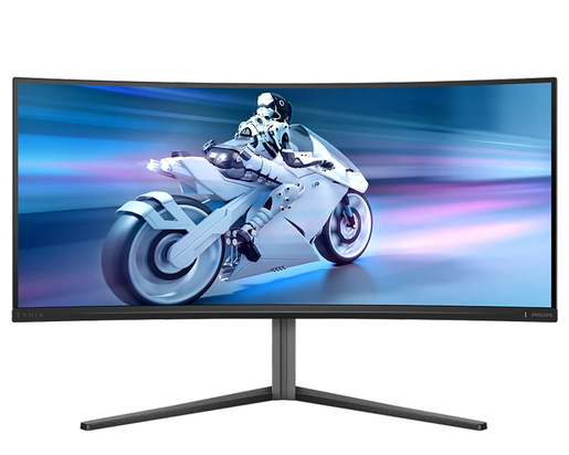 Monitor 34 Philips Evnia 34M2C6500/00, UWQHD, QD OLED, 0.03ms, DP, 178Hz, gaming, zakrivljeni