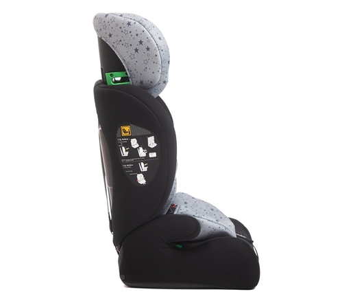 BBO auto sedište i-size pluton (bs05a) 76-150cm - black stars