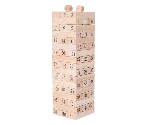 BBO drvena društvena igra - toranj/jenga (3g+)