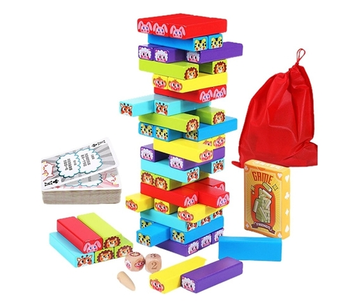 BBO drvena igračka - blokovi za slaganje (36m+)