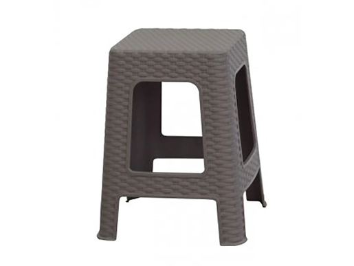 Rattan tabure veći antracit