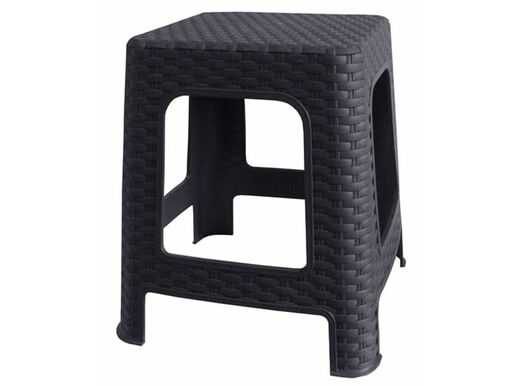 Rattan tabure manji antracit