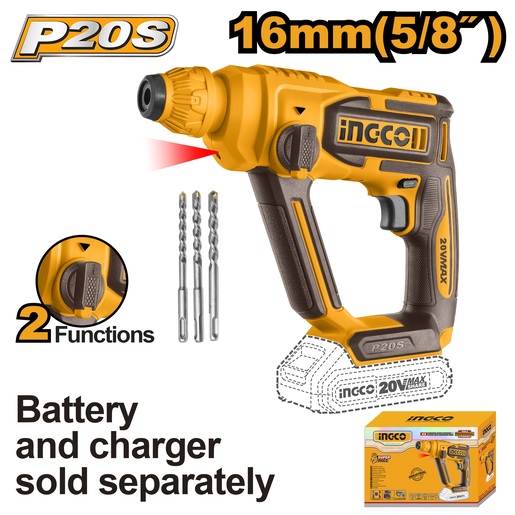 INGCO Aku hamer 16mm SUPER CRHLI20168