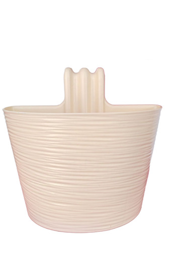 DONNA saksija za balkon L 30cm moka