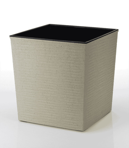 DONNA četvrtasta S saksija sa umetkom kapućino