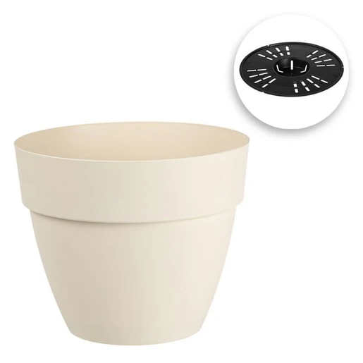 GARDENA LUX 29L saksija Ø40 sa drenažom vanila