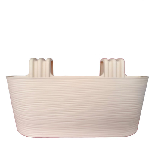 DONNA saksija za balkon L 40cm vanila