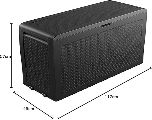 Keter Baštenska kutija za odlaganje Samoa ratan box 270l, grafit CU 246963