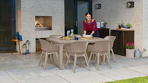 Keter Stolica Akola, kapućino  CU 235827