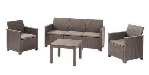 Keter Baštenski set Elodie 3 seater, kapućino  CU 246154