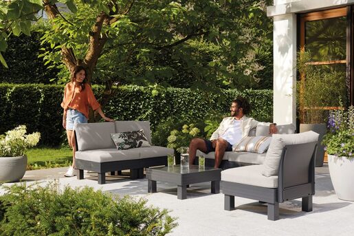 Keter Baštenski set Cantara elements 5 seater, grafit CU 257361