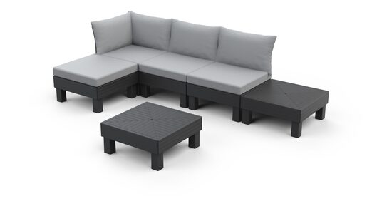Keter Baštenski set Cantara elements 5 seater, grafit CU 257361