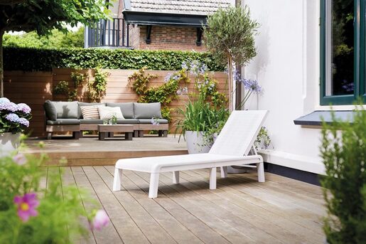 Keter Ležaljka Mallorca, bela CU 260547