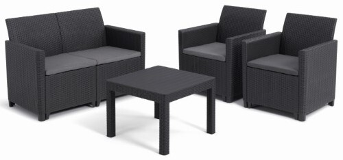 Keter Baštenska garnitura Marie 2 seater , grafit CU 252642