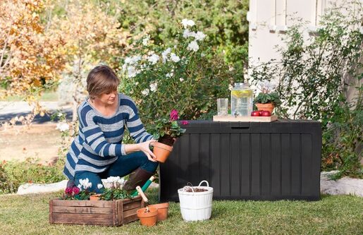 Keter Baštenska kutija za odlaganje Marvel plus 270L, antracit   CU 230417