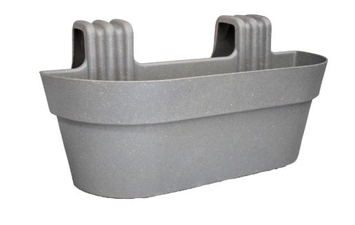 GARDENA WOODY LUX saksija za balkon L 50 cm (sa drenažom) antracit