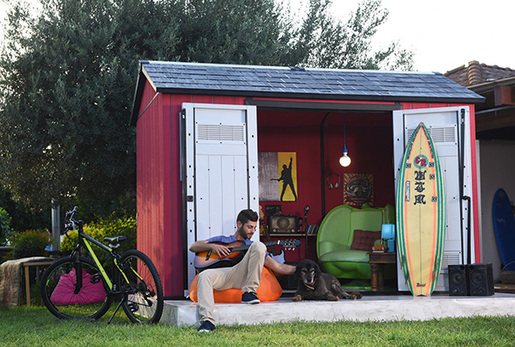 Keter Baštenska kuća Oakland 1175SD braon siva/antacit CU 230456