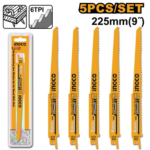 INGCO List za lisičarku za drvo 5/1 SUPER RSB1111DF