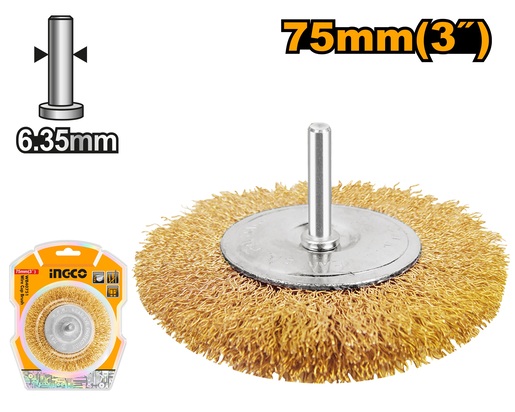 INGCO Žičana četka - točak 75mmWB40751
